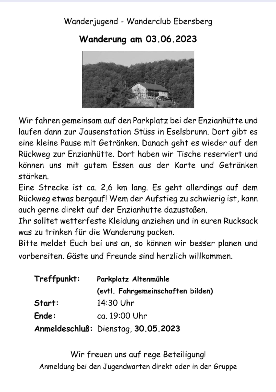 Wanderjugend Enzianhütte