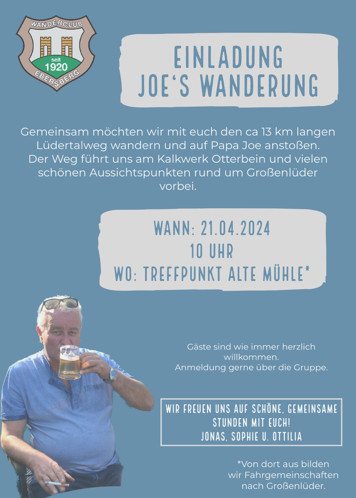 Joe's Wanderung
